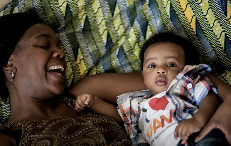 Woman and child served by Mobile Alliance for Maternal Action image link to story