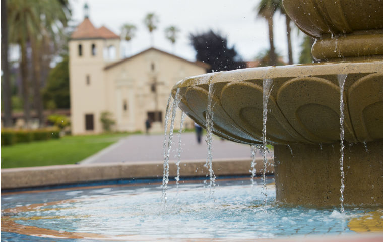 View of Mission with Fountain in foreground image link to story