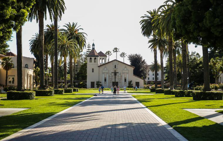 Walkway to the Mission Church image link to story