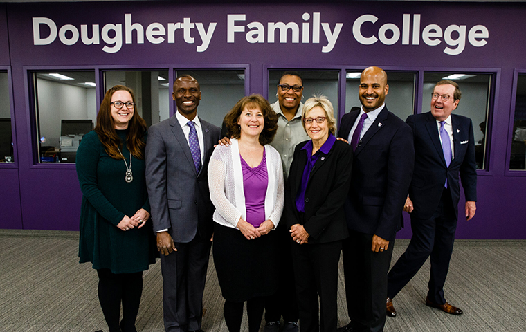 Group photo of Dougherty Family College