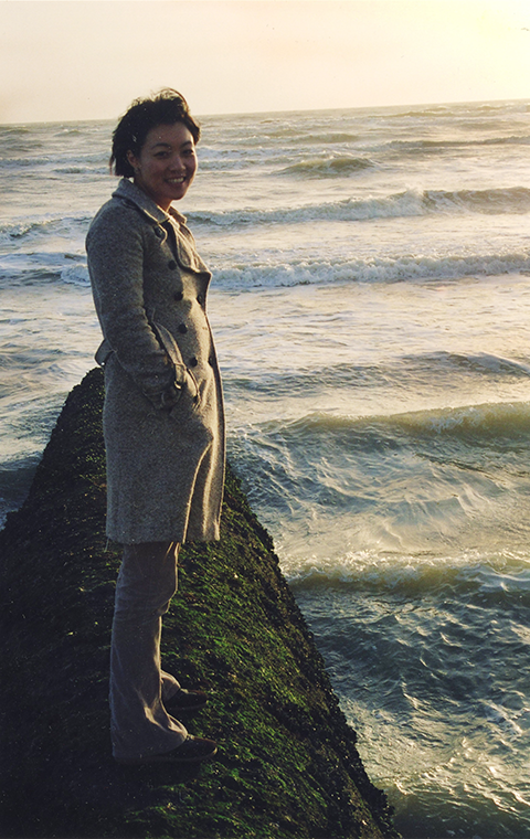 Chan Thai on Brighton Beach in England during her senior year of college in 2002. Photo provided by Thai.