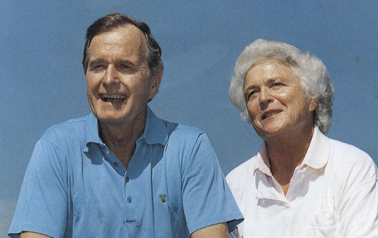 George H.W. Bush and Barbara Bush image link to story