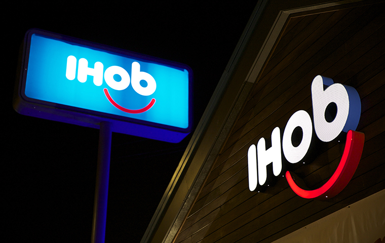 IHOP exterior sign