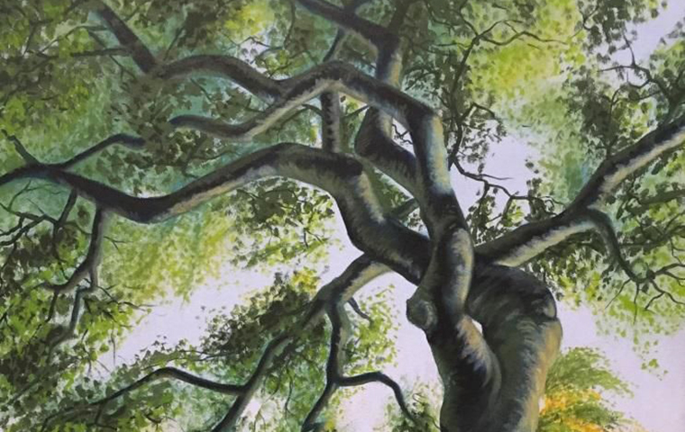 Painting of a tree
