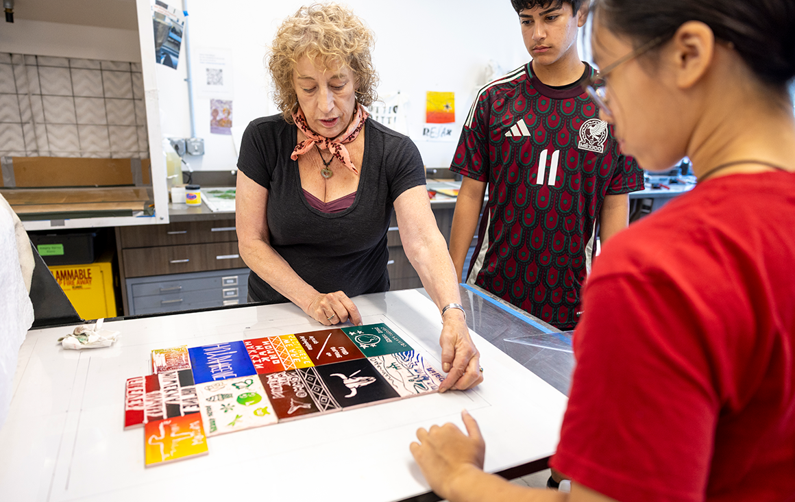 University faculty and Indigenous youth explore native plants and linocut art at fourth annual Ohlone Culture Camp