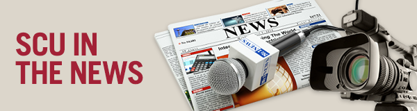 SCU in the News logo