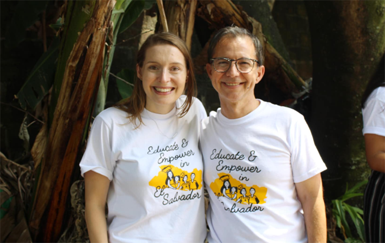 PV co-founders Annie Boyd-Ramirez and Juan Velasco-Moreno standing side by side Annie Boyd Ramirez and Juan Velasco Moreno standing side by side