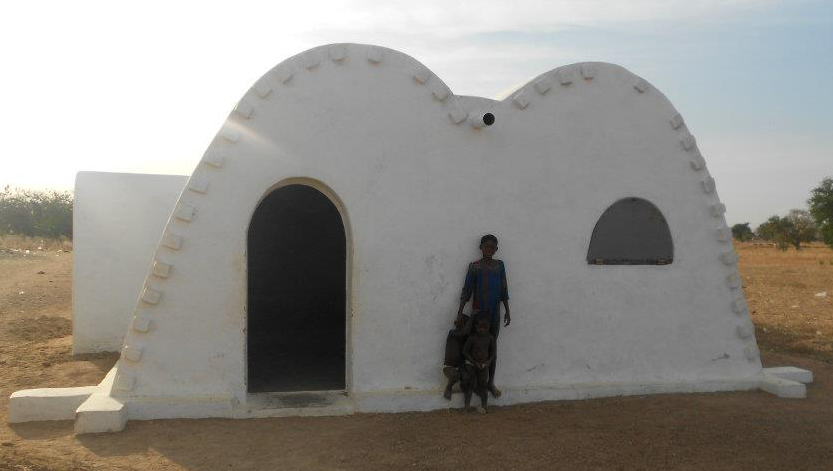 SCU engineering students helped to build this sustainable home in Ghana.