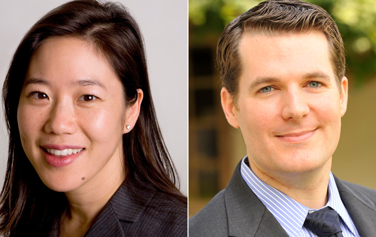 Professors Chien and Love  image link to story