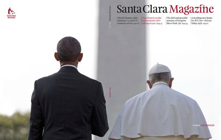 The winning edition of Santa Clara Magazine image link to story
