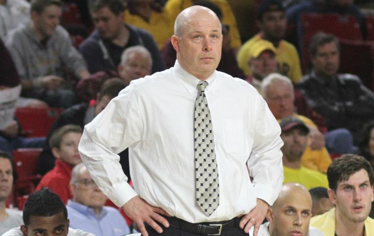 Newly hired men's basketball head coach Herb Sendek image link to story
