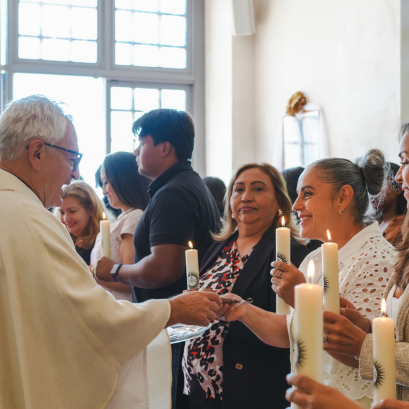 Hispanic people in mass