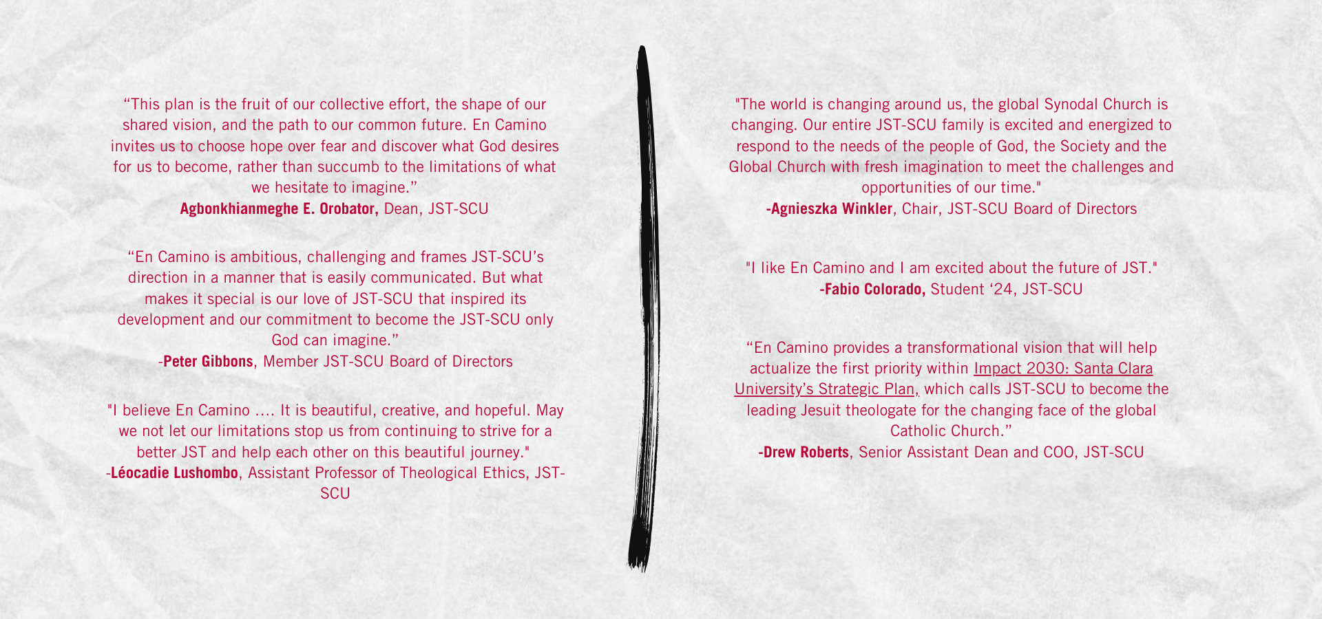 Quotes from community members