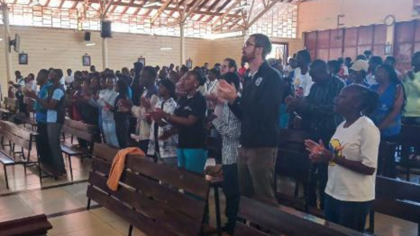 JST student Jack McLinden, S.J. in Nairobi Kenya 