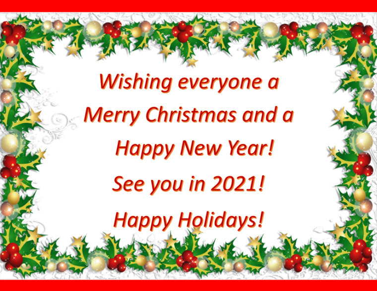 Holiday Greeting 2020: 