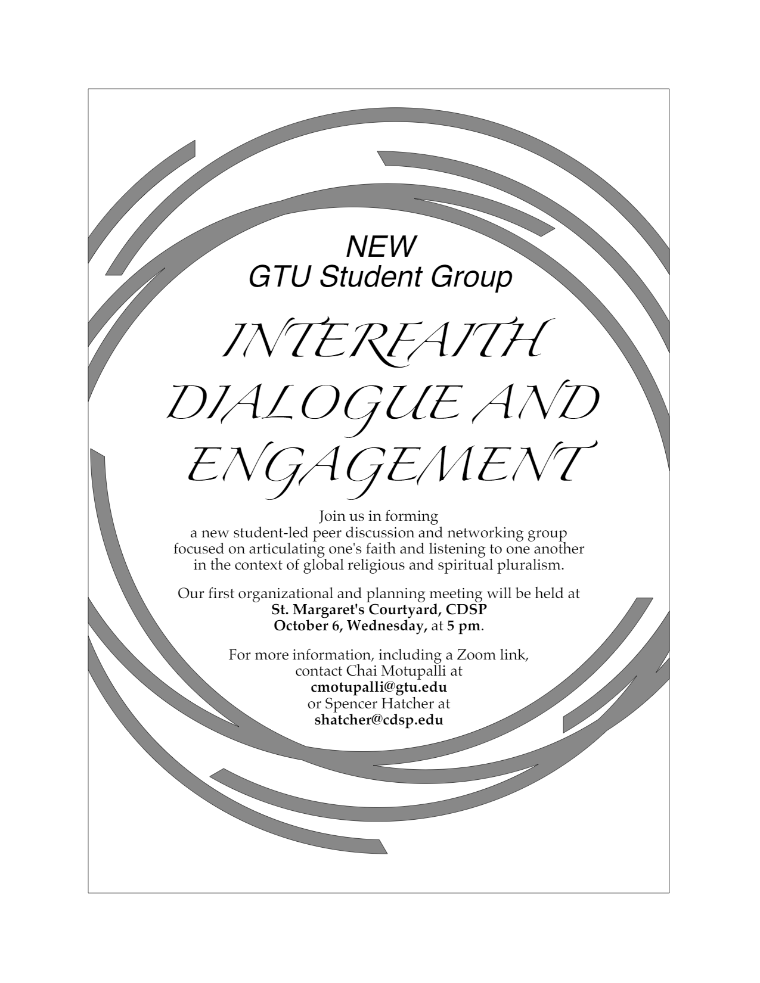 Alt text: Event flyer titled 