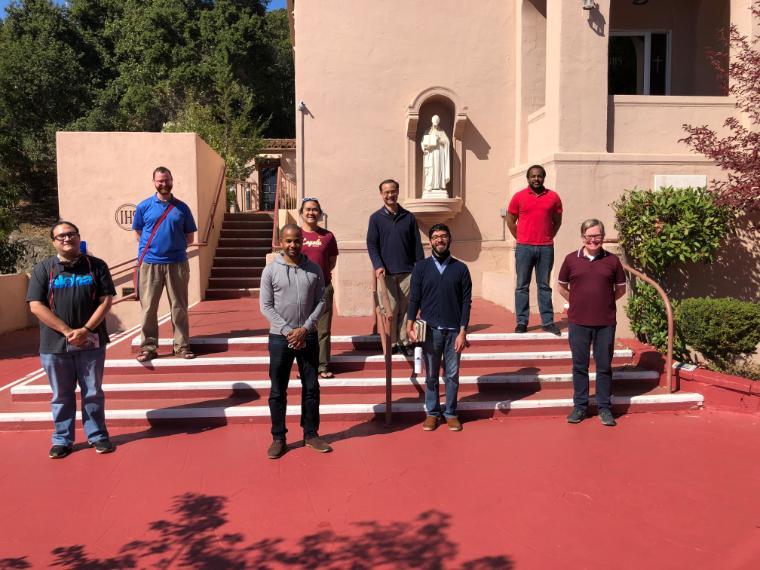 2nd year MDiv Jesuits at Los Altos retreat center