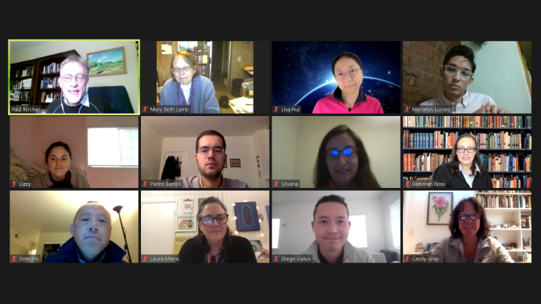 screenshot of gathering on Dec. 3, 2020