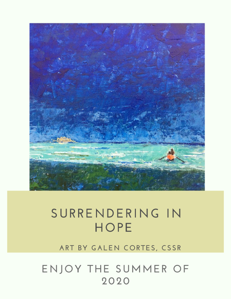 Surrendering in Hope painting by Galen Cortes