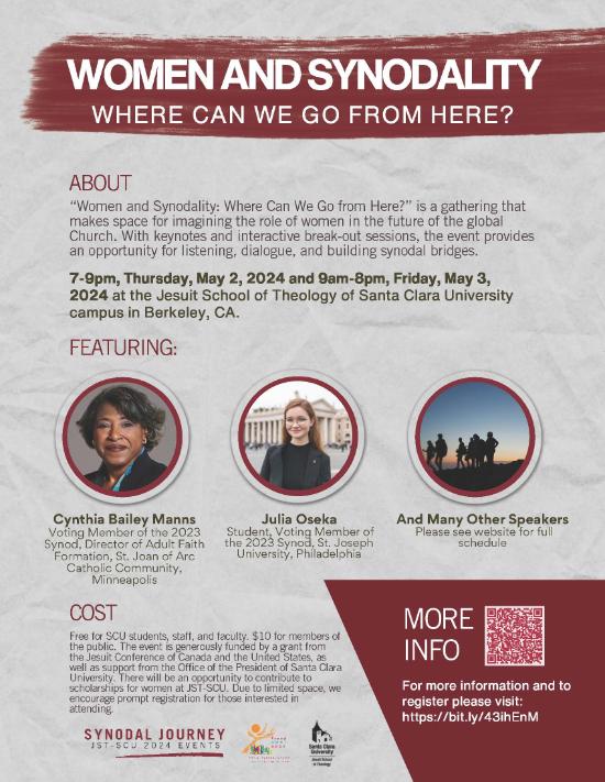 Women & Synodality Conference Poster