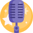 microphone found on flaticon.com from freepik