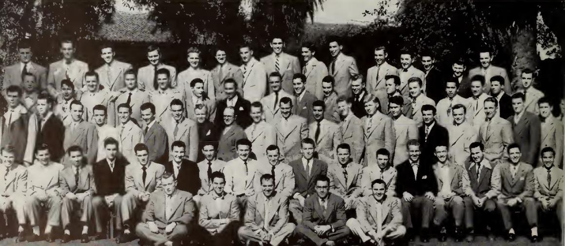 Photo of a group of Santa Clara University students in 1945