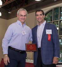 Greg and Professor Calegari at Awards Banquet