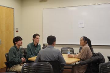 Meet Alumni 2025 student interactions