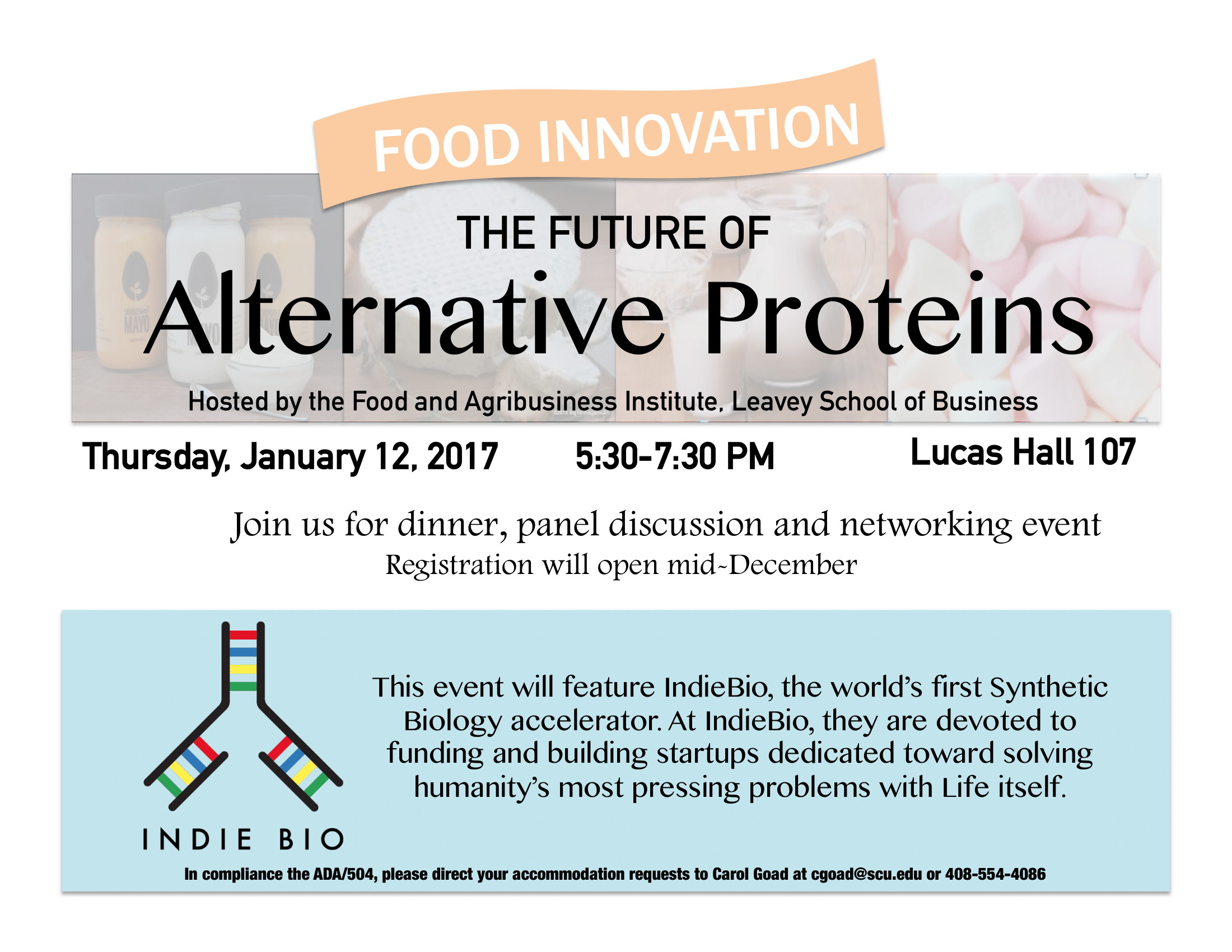 Alt. Proteins part 2 event flyer image link to story