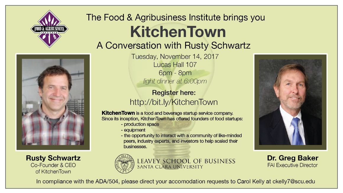 KitchenTown Conversation Event 2017 flyer image link to story
