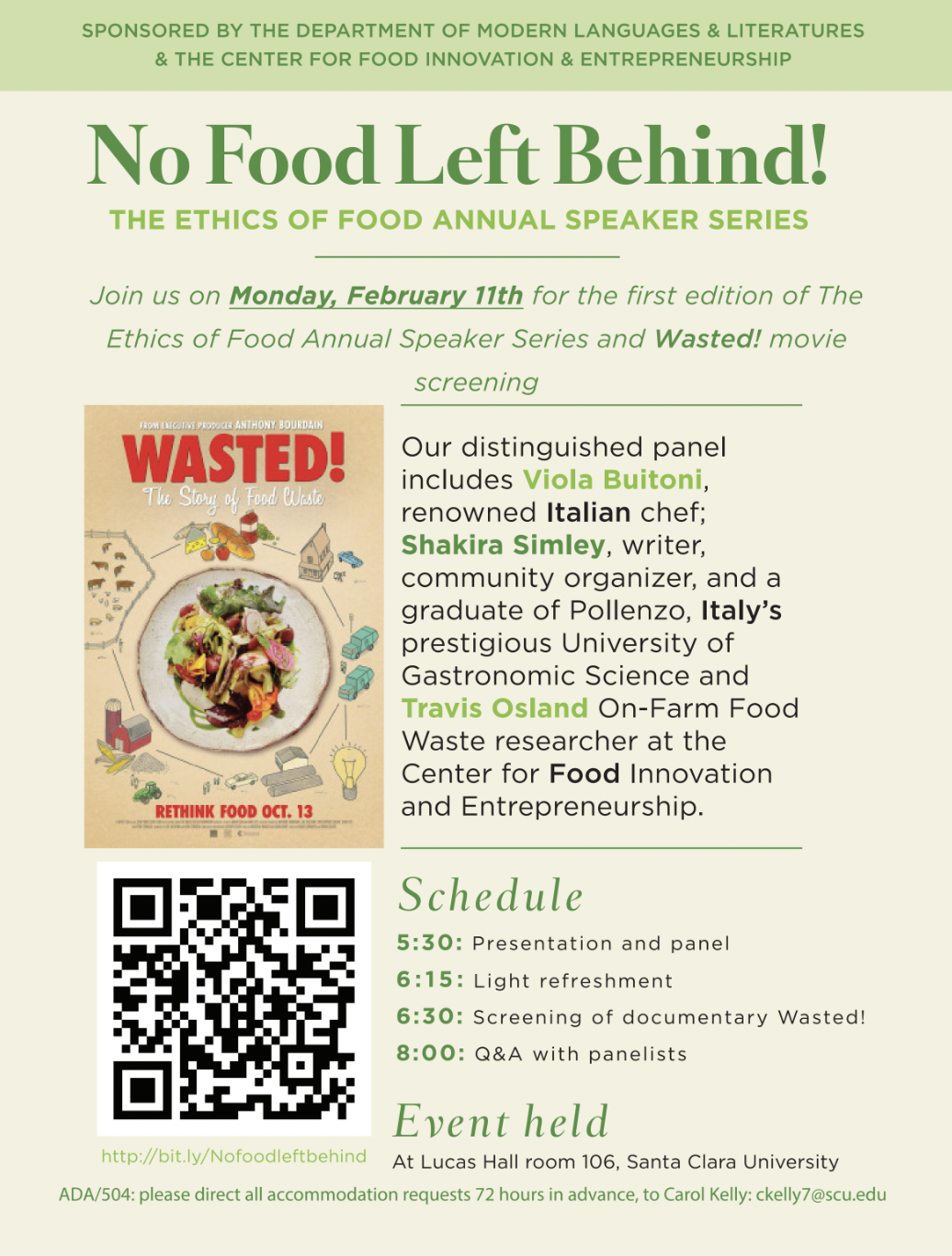 Wasted screening flyer image link to story