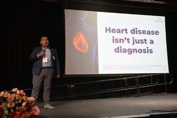 Alejandro Rendon presenting at Demo Day 2025