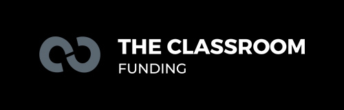 The Classroom Funding Logo White Thumbnail