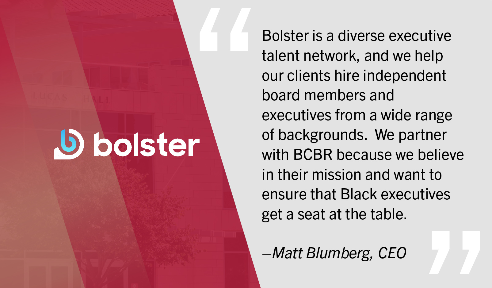 Testimonial from Matt Blumberg, CEO of Bolster