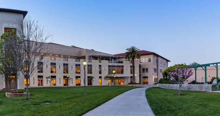 Lucas Hall is home to Santa Clara University Leavey School of Business