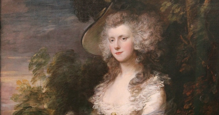 Portrait of Lady Hibbert, by Thomas Gainsborough (1727-1788)