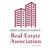 Two tall buildings with "Real Estate Association Est. 2016" text below them.