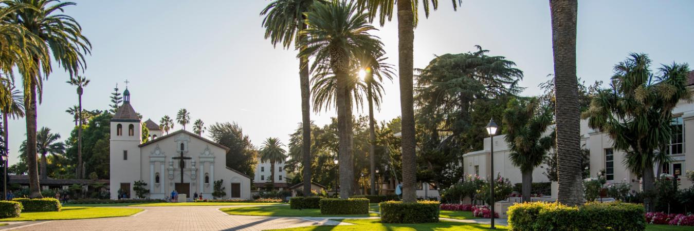 The Mission Church on Santa Clara University's campus