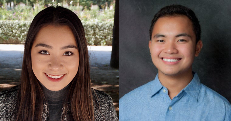 Students Catherine Kang and Francis Tan career feature image link to story