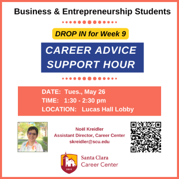 Career Support Flyer for Week 9