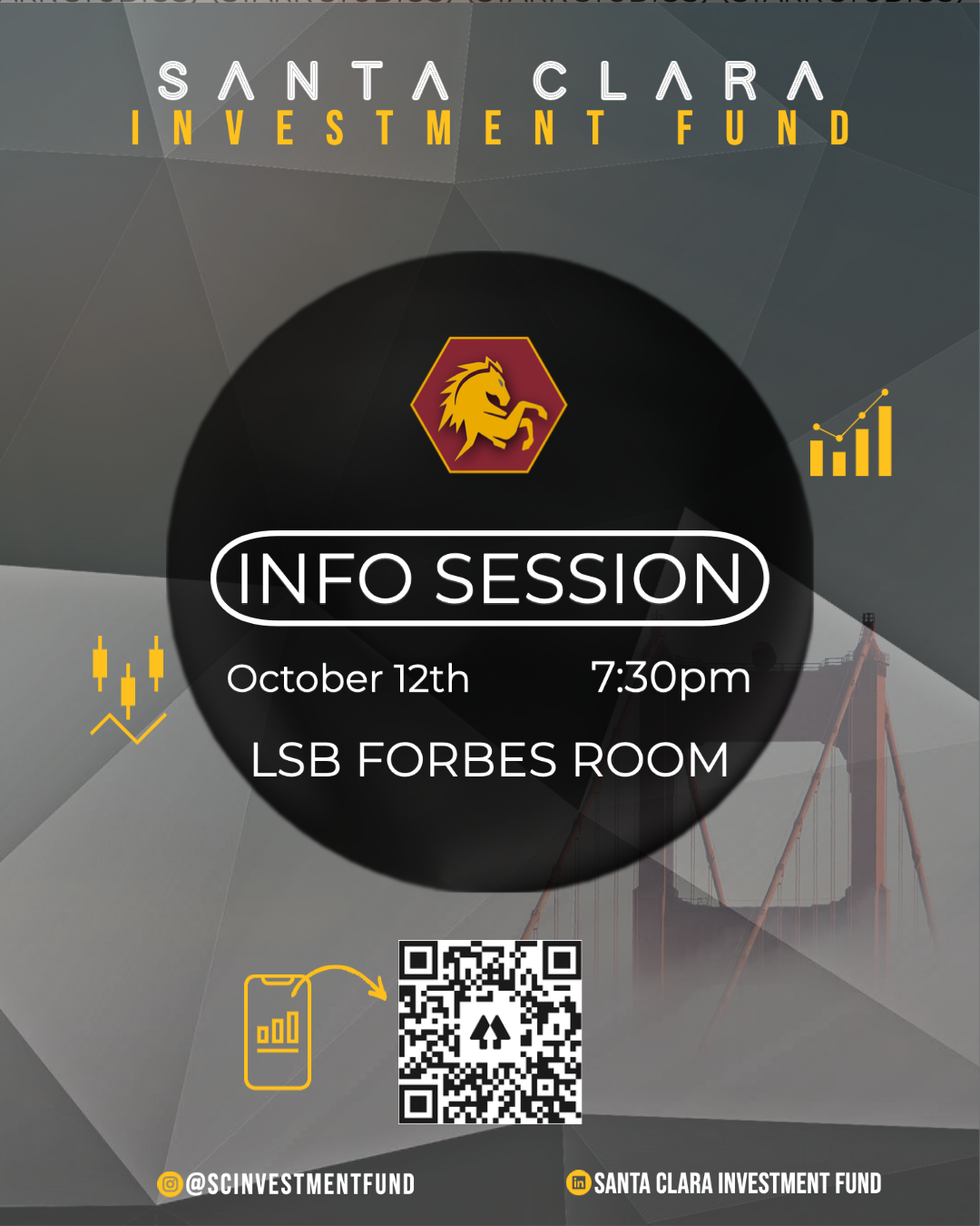 Investment Fund Info Session Oct 3rd 6-7 PM Lucas 206 Santa Clara Investment Fund