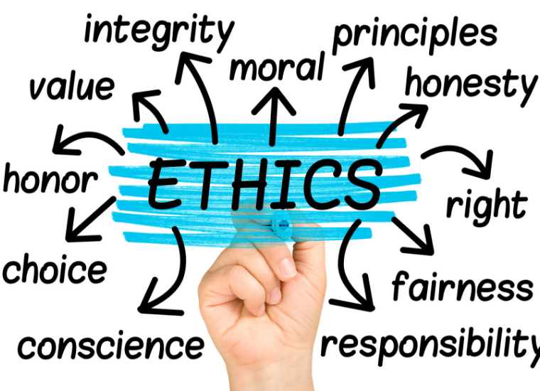 Ethics Word Cloud image link to story
