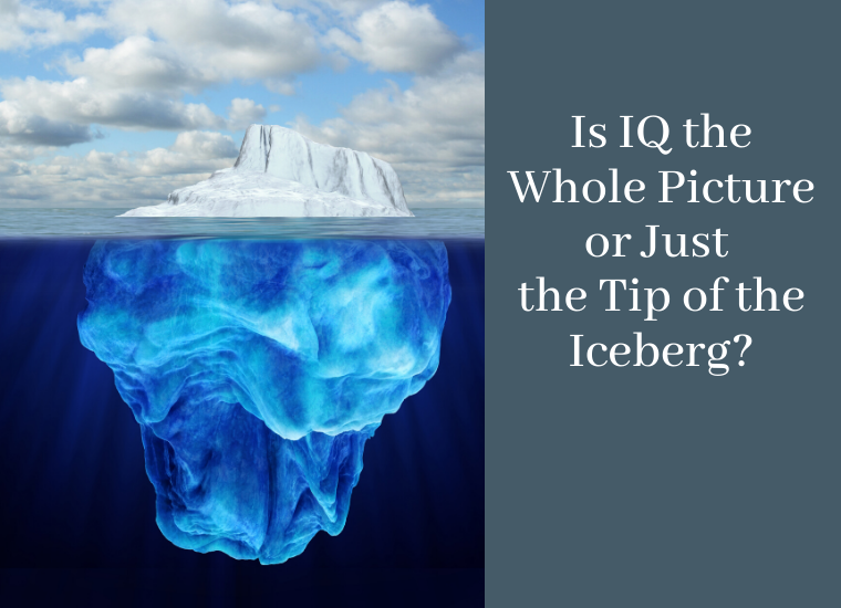 Photo of an iceberg partially submerged