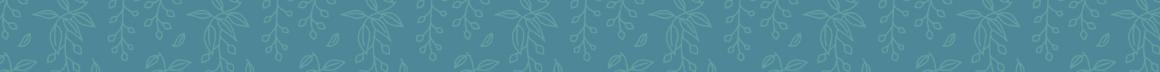 Decorative blue color bar with a wisteria pattern 