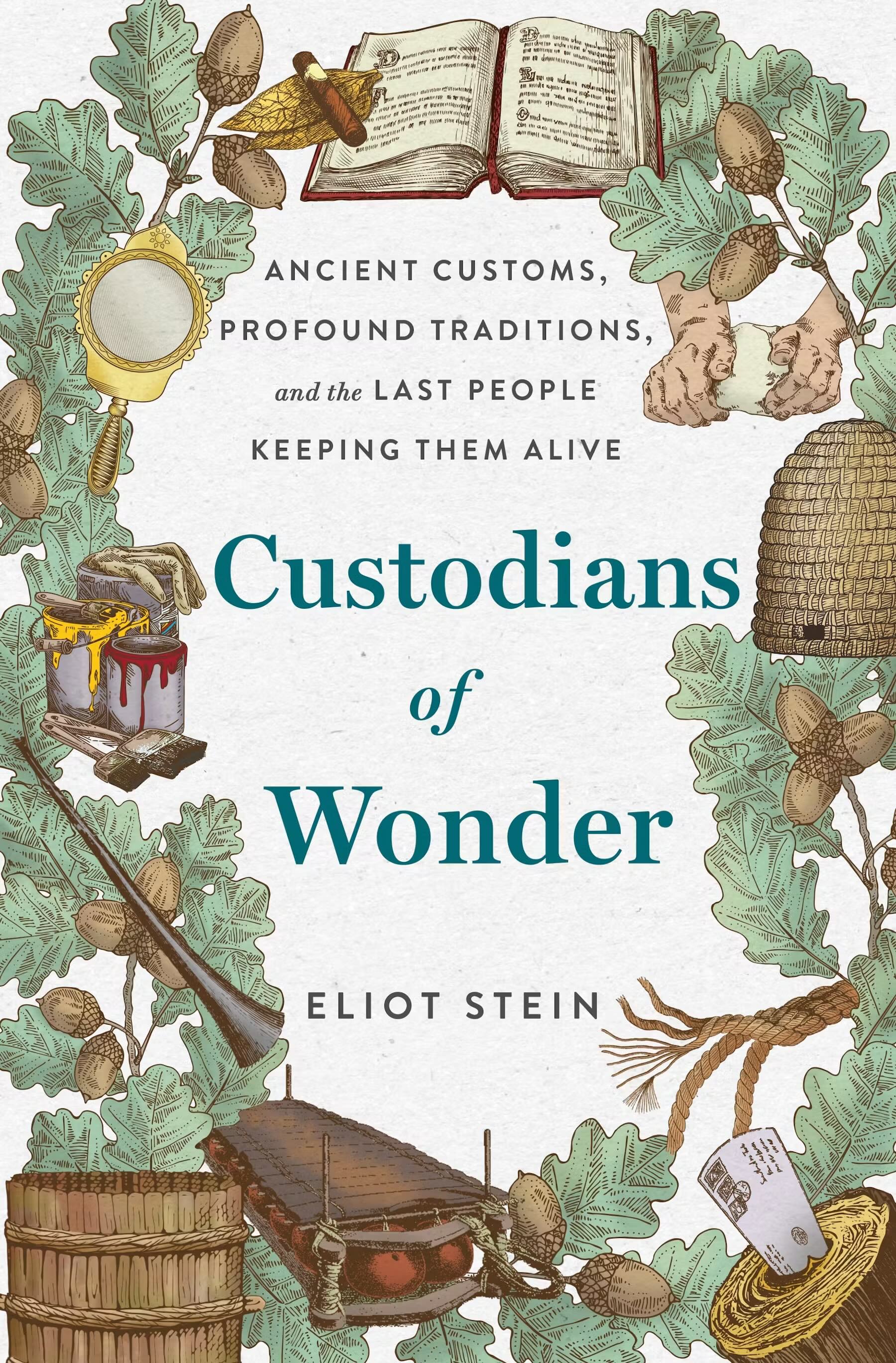 Cover artwork for the book Custodians of Wonder by Eliot Stein