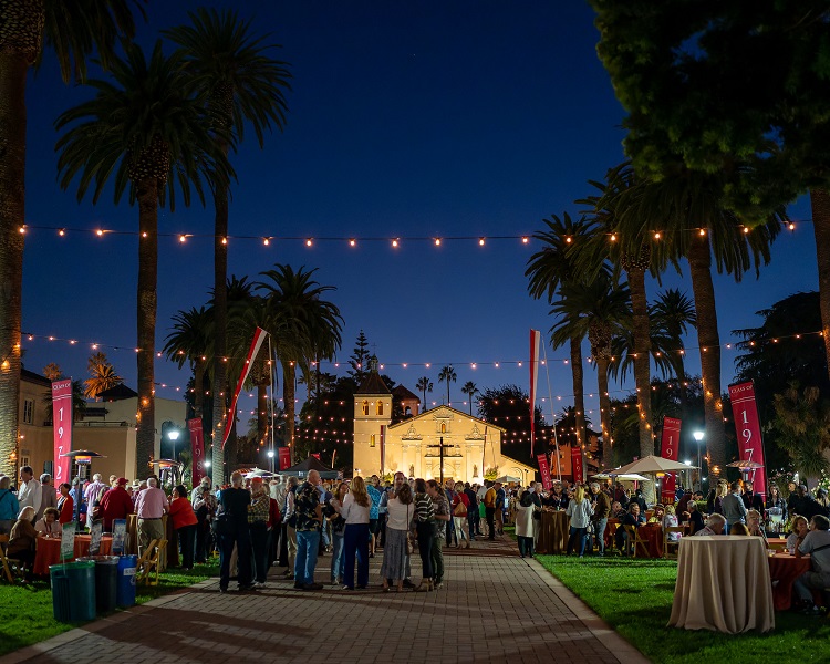 Grand Reunion Event outside the Mission Church 