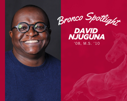 Portrait of a man in a blue sweater