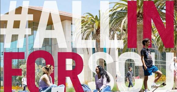 All in for SCU graphic