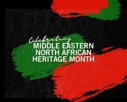 Black, red, and green graphic.