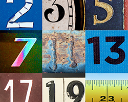 Graphic of prime numbers